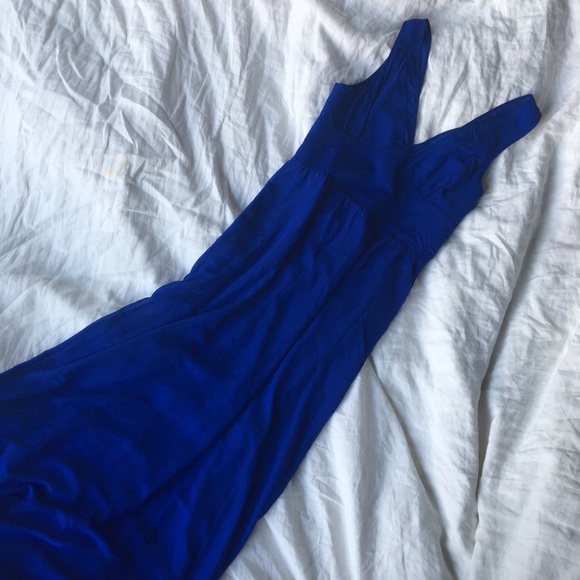 [tinley road] blue sia formal panel maxi dress M - Picture 2 of 3